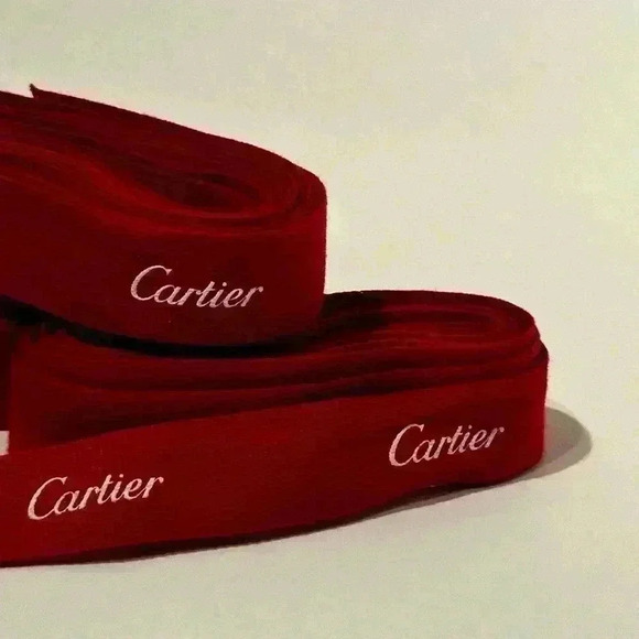 Authentic Cartier Red Ribbon Gift Wrapping String One Per Sale - Picture 3 of 10
